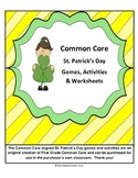 St. Patrick's Day Common Core Aligned Games and more!