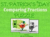 St. Patrick's Day Comparing Fractions Puzzle