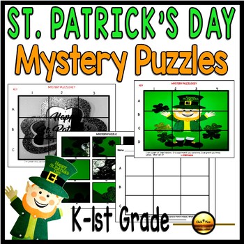 Preview of St Patricks Day Coordinate Graphing Picture Activities Kindergarten First Grade