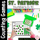 St Patricks Day Counting Worksheet Numbers 0-10 | March Ki