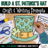 Build a St Patricks Day Hat Craft, No Prep Writing Activit