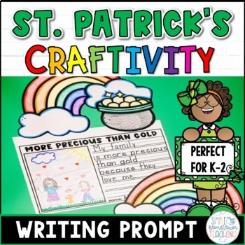 Preview of St Patricks Day Craft | St Patricks Day Writing Activity