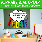 St Patricks Day Craft and Bulletin Board | Alphabetical Or