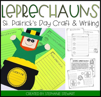 Preview of St. Patrick's Day Activities - St. Patrick's Day Craft and Writing Activity