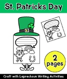 St Patricks Day Craft with Leprechaun Writing Activities