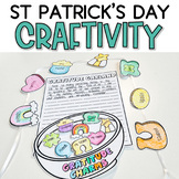 St Patricks Day Crafts | Gratitude Craftivity for March Bu