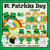 St Patricks Day Cute Kids Clipart Collection