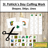 St. Patrick's Day Cutting Work - Scissor Practice