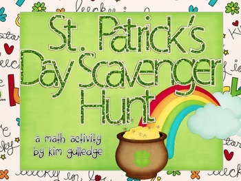 Preview of St. Patrick's Day Decimal Rounding Scavenger Hunt - 5.NBT.4
