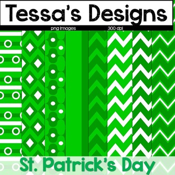 Preview of St. Patrick's Day Digital Paper {freebie}