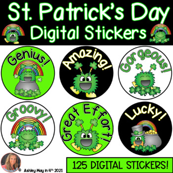Preview of St. Patricks Day Digital Stickers