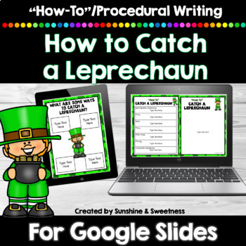 Preview of St. Patricks Day Digital Writing Activity | How to Catch a Leprechaun