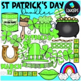 St Patrick's Day Doodles Clip Art Set {Educlips Clipart}