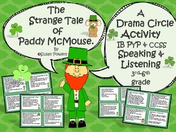 Preview of St Patricks Day Drama Circle Activity The Strange Tale of Paddy McMouse