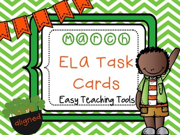 Preview of St. Patrick's Day ELA Task Cards