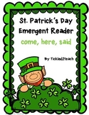 St Patrick's Day Emergent Reader