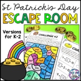 St Patricks Day Escape Room | Kindergarten | 1st Grade | 2