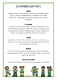 St. Patrick's Day Fun Facts Printables