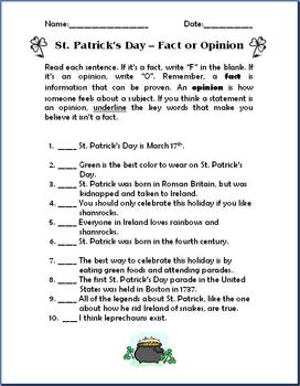 St. Patrick's Day – Fact and Fiction