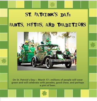 Preview of St. Patrick's Day - Facts and tales SmartBoard activities