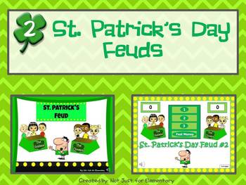 Preview of St. Patrick's Day Feud Powerpoint Game Bundle: SAVE 10%