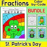St. Patrick's Day Coloring Pages Fractions Activity - Marc