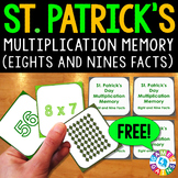 Free St. Patrick's Day Math Multiplication Facts Game Patt