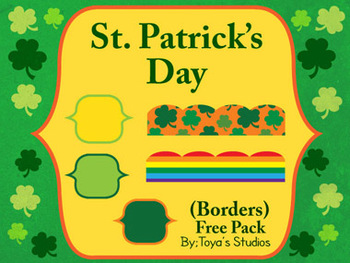 Preview of St. Patrick's Day Free Borders Pack