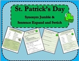 St. Patrick's Day Fun :  Synonym Jumble Sentence Expand & 