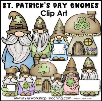 St Patricks Day Gnome Clipart