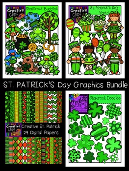 Preview of St Patrick's Day Graphics Bundle {Creative Clips Digital Clipart}