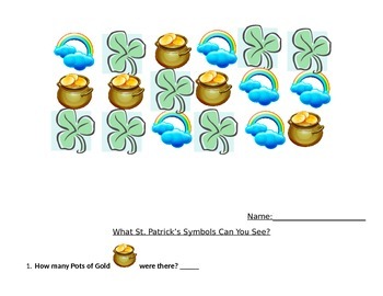 Preview of St. Patricks Day Graphing Lesson