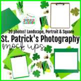 St Patricks Day Green March Photography Flat Lay Mockups S