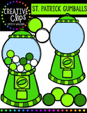 St. Patrick's Day Gumballs {Creative Clips Digital Clipart}