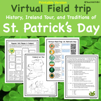 Preview of St Patricks Day History and Traditions Virtual Field Trip
