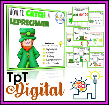 Preview of St Patricks Day - How to Catch a Leprechaun | Reading Comprehension Digital 