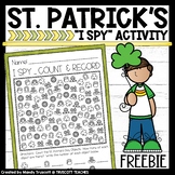 St Patricks Day I Spy FREEBIE | St. Patrick's Day Activity