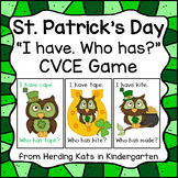 St. Patrick's Day CVCE Words Game