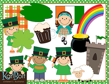 St. Patrick's Day ClipArt - St Patricks Day Pot of Gold - Irish Beer G –  Scrappin Doodles