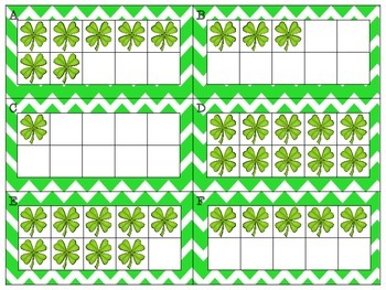 St. Patrick's Day Kindergarten Math Centers by Peace Love and First