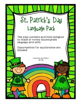 Preview of St. Patrick's Day Language Activity Pack