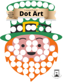 St. Patricks Day Leprechaun Do A Dot/Dot Art in Color and B/W