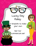 St. Patrick's Day Leprechaun Relay template - Personal Use Only!