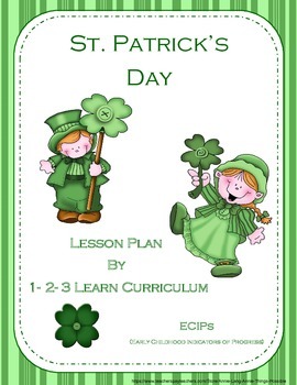 Preview of St. Patrick's Day Lesson Plan with ECIPs PLUS many extras