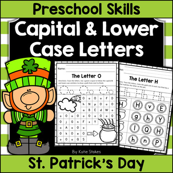 St. Patrick's Day Letters - Preschool Worksheets by Katie Stokes