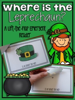 St. Patrick's Day Lift-the-Flap Emergent Reader by Miss Hellen's Hippos