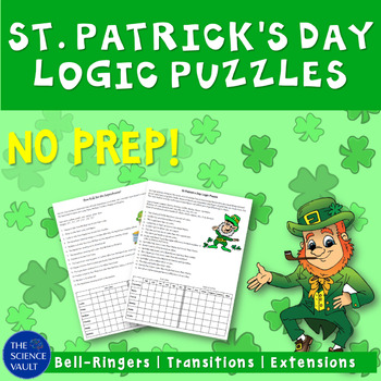 Preview of St Patrick's Day Logic Puzzles Two Great Puzzles for Critical Thinking Skills!