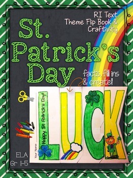 Preview of St. Patrick's Day, "Luck": Reading Informational Text Flip Book