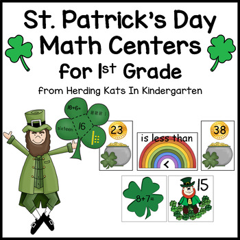 Preview of St. Patrick's Day Leprechaun Math Unit