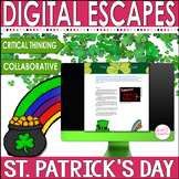 St. Patricks Day March Digital Escape Room Activity - Irel